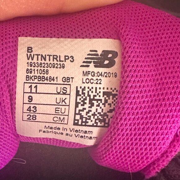 Lot of 2 New Balance Womens Size 11 Running Shoes FuelCore Nitrel V1 & Nitrel V3 - Picture 16 of 16